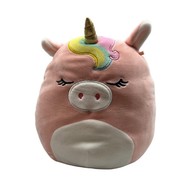 Ilene The Pink Unicorn 8" Squishmallows Kellytoy Plush Ultrasoft Stuffed Animal - Picture 1 of 5